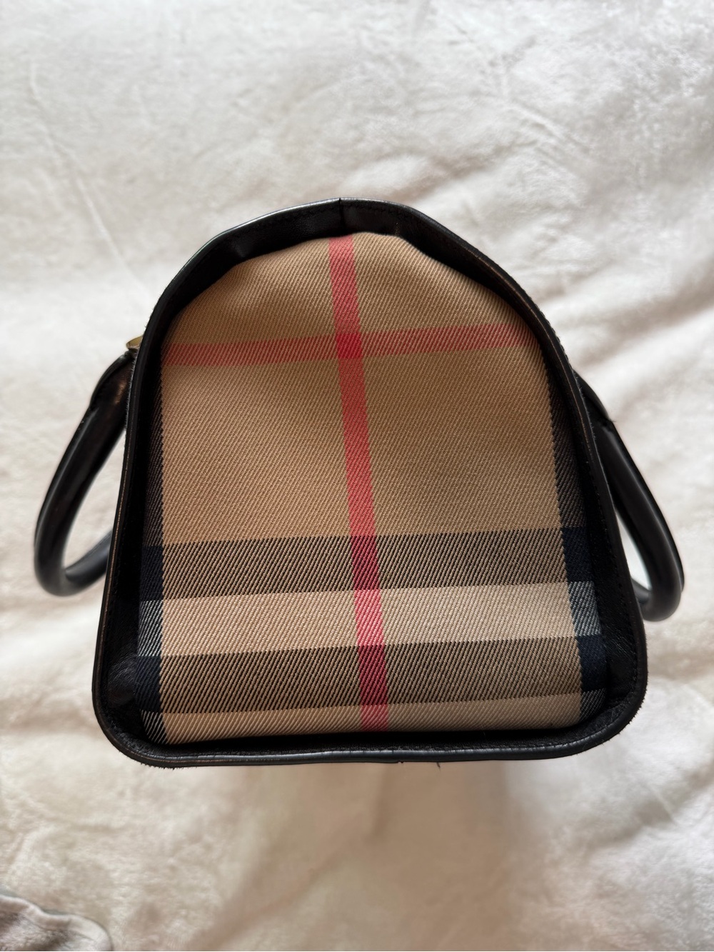 Burberry Boston haymarket canvas satchel bag - Picture 6 of 16